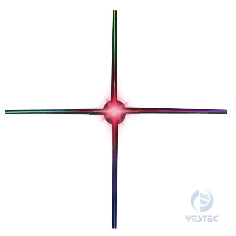 Ventaglio olografico all'aperto